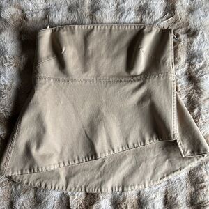 Zara Beige Strapless Blouse